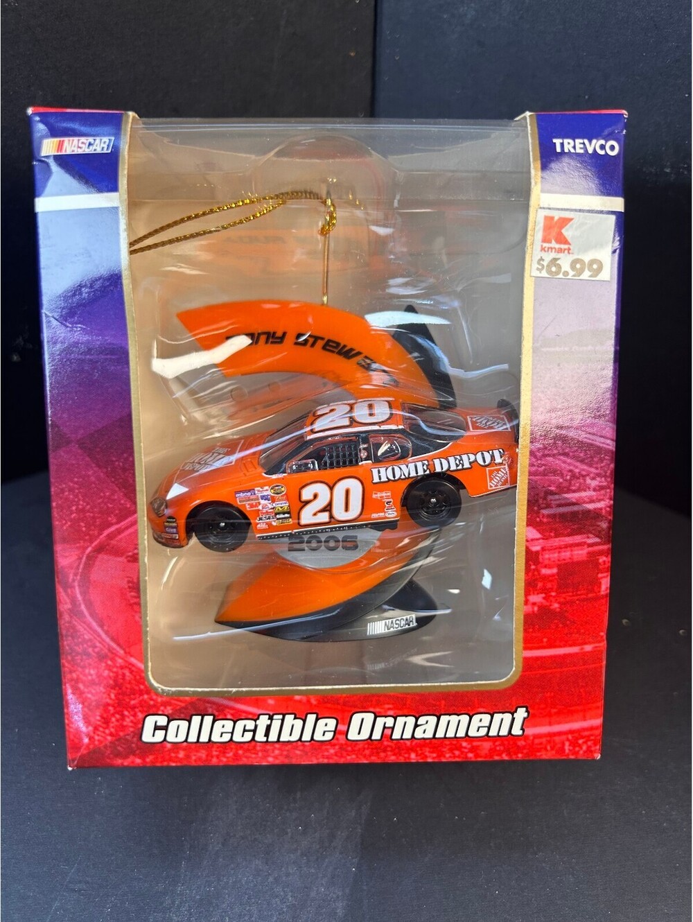NASCAR Tony Stewart Trevco #20 Home Depot Car collectible ornament 2006 Sealed